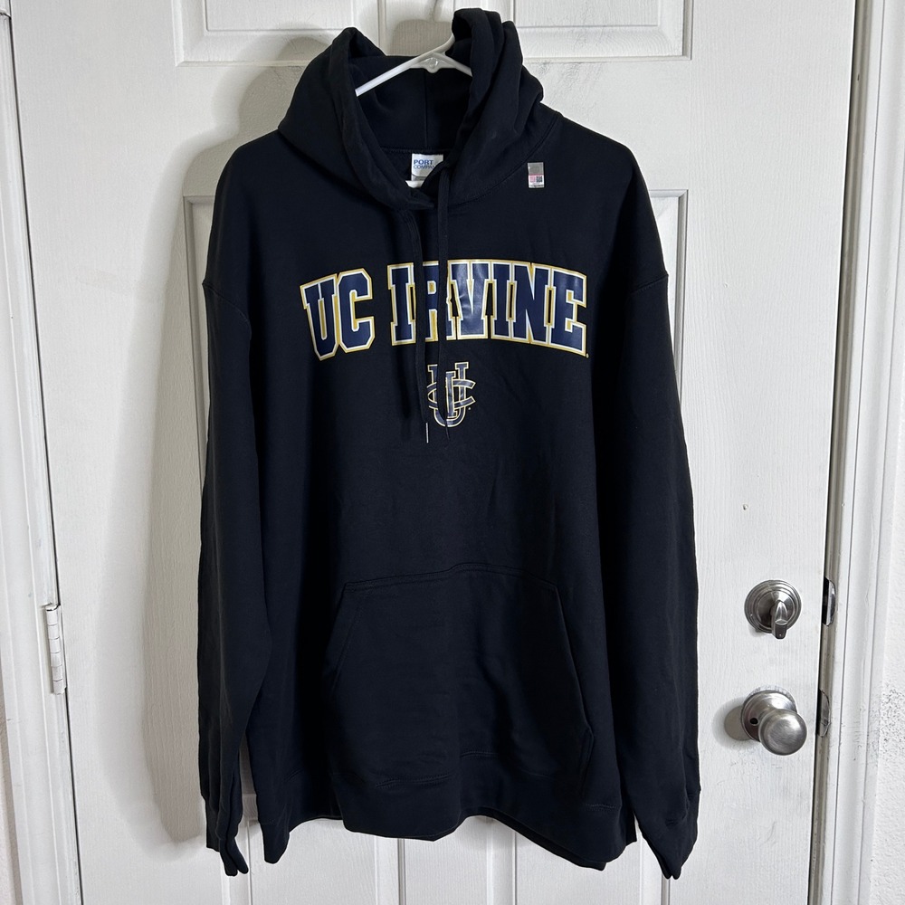 NWT UC Irvine Anteaters Arch Logo Pullover Hoodie Men's 2XL College Preppy